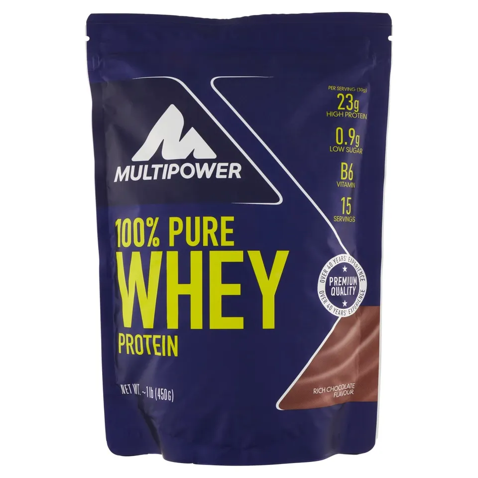 Multipower 100% Pure Whey Protein proteine in polvere Cioccolato 450 g isolate