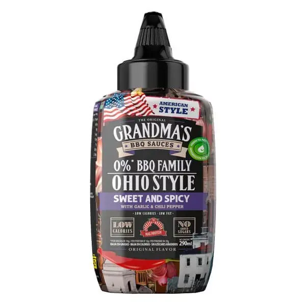 NEWTRITIONS Salse e Condimenti Salsa Grandma’s BBQ Ohio Style salsa barbecue 290ml