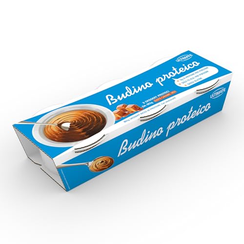 Ultimate Snack Budino proteico Caramel Mou 3 x 120 g senza glutine