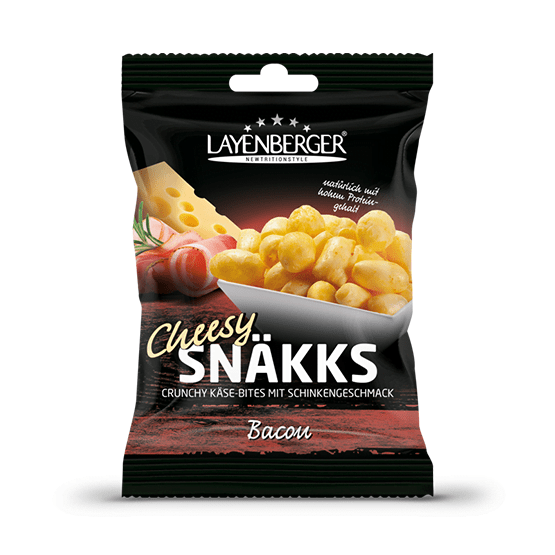 NEWTRITIONS Snack e Spuntini Cheesy Snäkk snack al Bacon 35 g