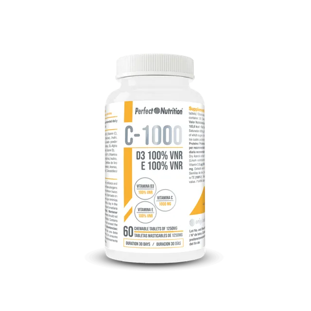 NEWTRITIONS Vitamine C-1000 + D3 + E compresse masticabili 60 compresse