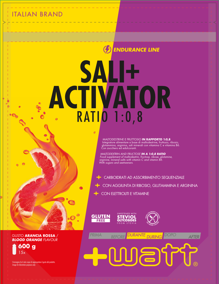 +Watt Endurance Line Sali+ Activator integratore elettroliti energia