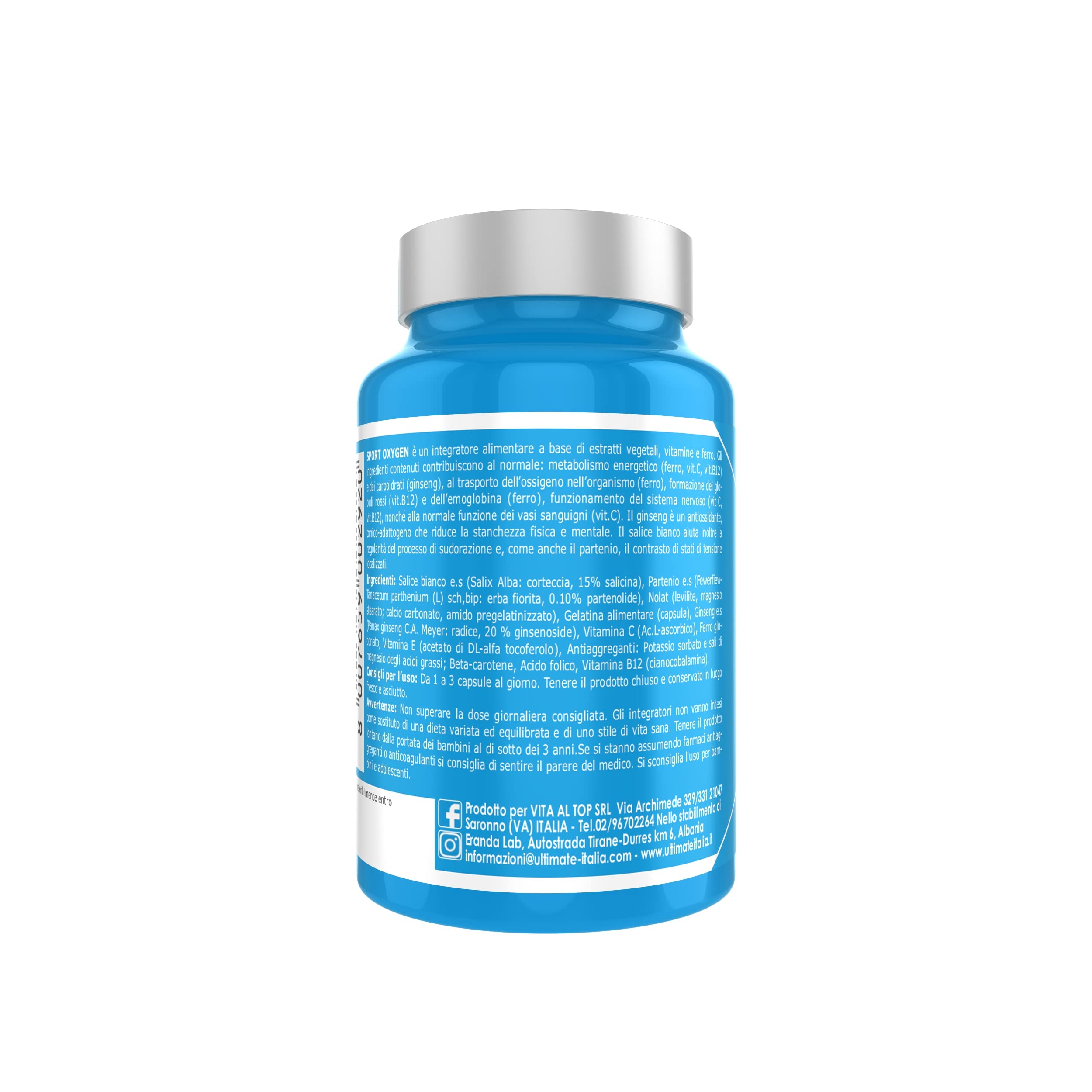 Ultimate Vitamine e minerali Sport Oxygen integratore 30 capsule neutro