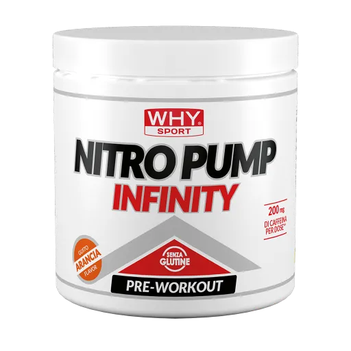 WHY SPORT Pre workout Nitro Pump Infinity pre workout arancia 200 g