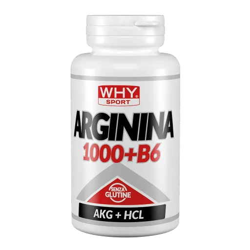 WHY SPORT Amminoacidi e creatina ARGININA 1000 +B6 integratore compresse 100 cpr