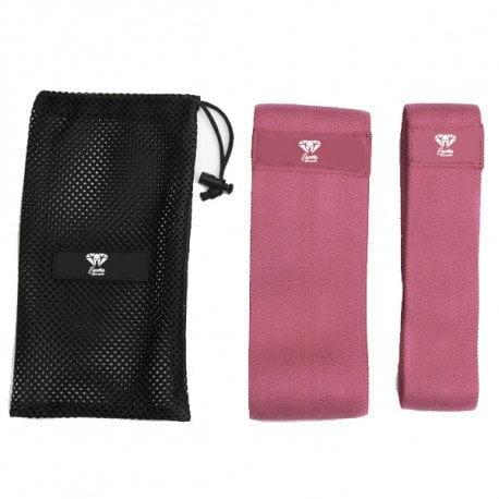 NEWTRITIONS Accessori Booty Bands – 2 Bende Elastiche – Soft Rosa bande elastiche