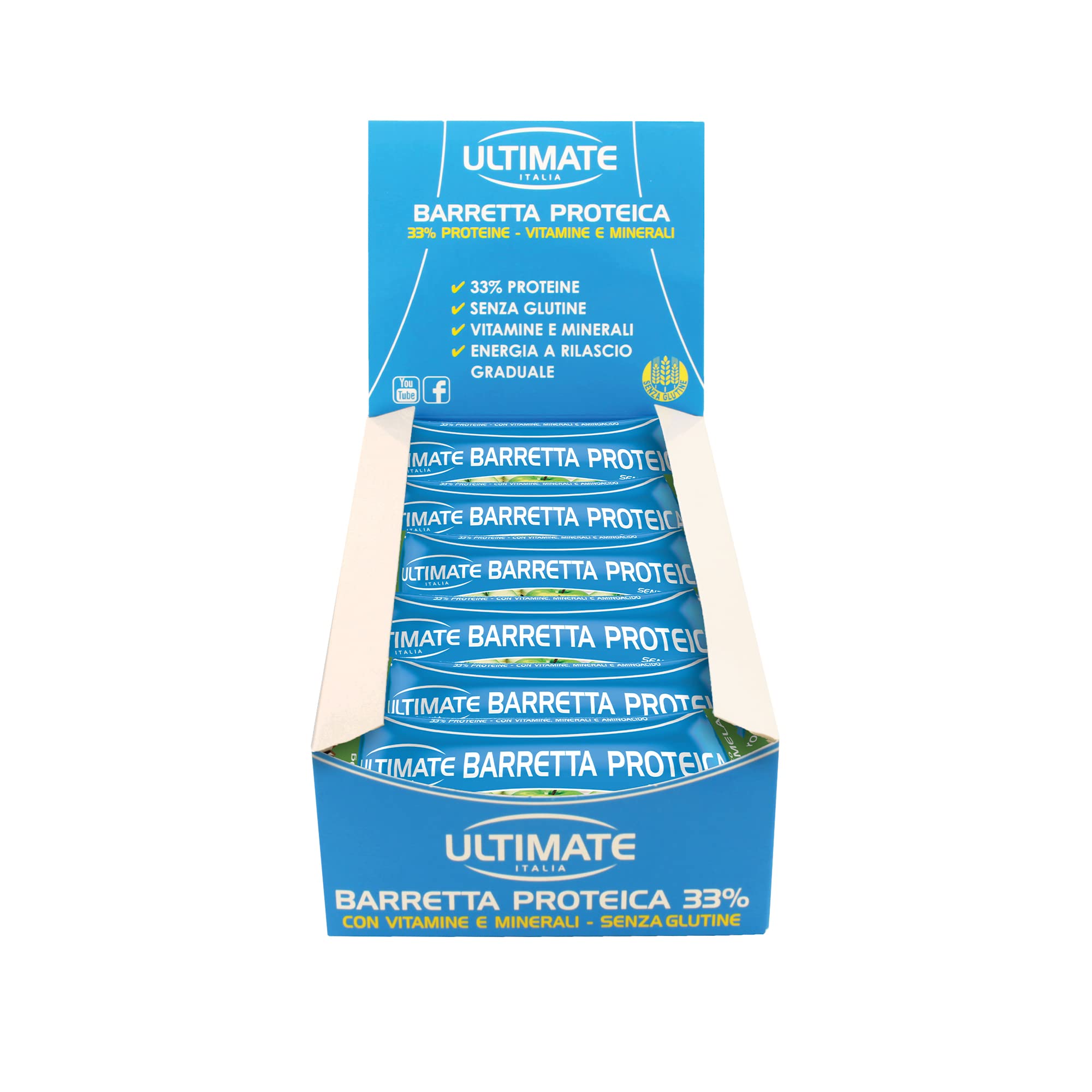 Ultimate Barrette Barretta Proteica 33% proteine cioccolato