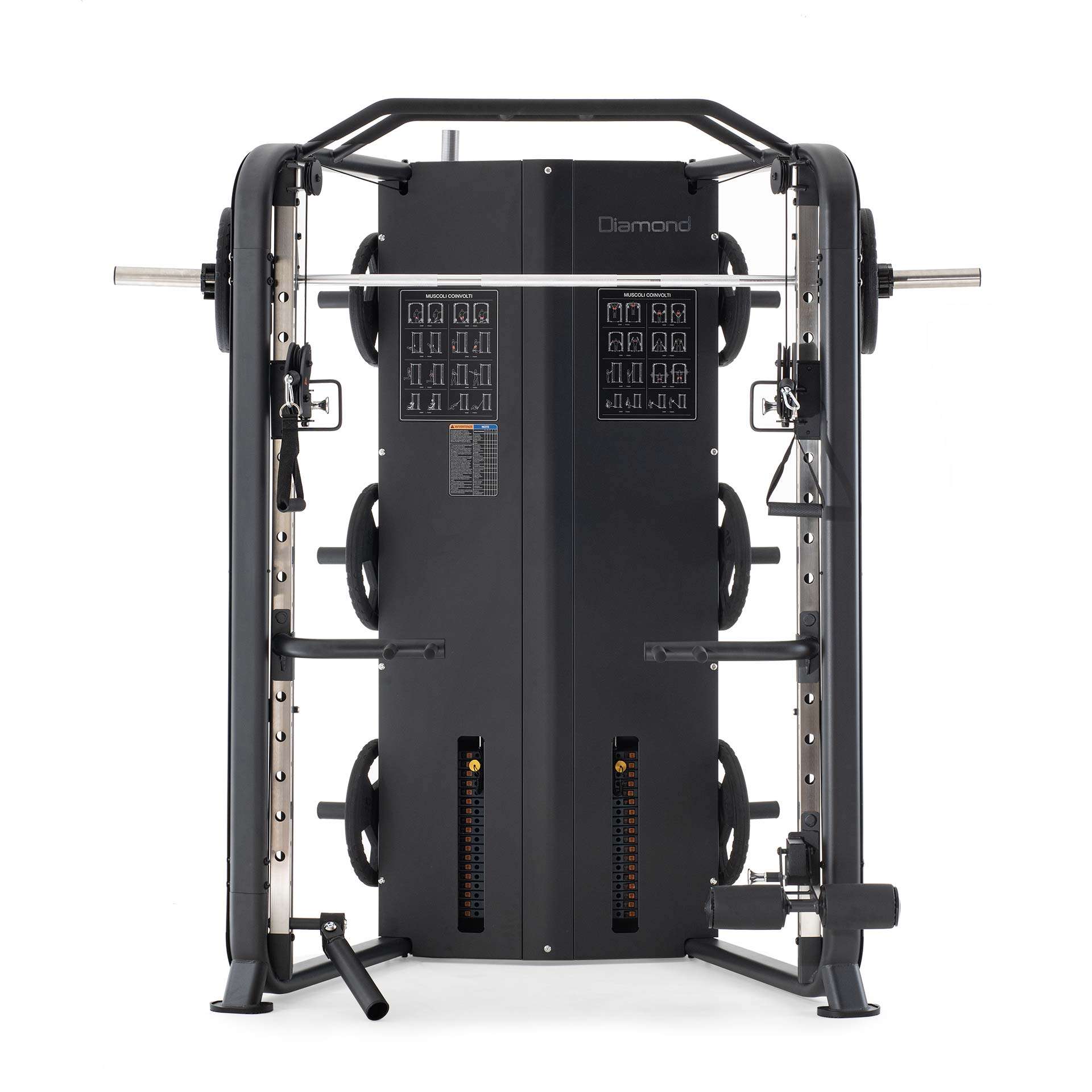 NEWTRITIONS Attrezzatura per l'Allenamento Dual Pulley Multi Trainer macchina multifunzione