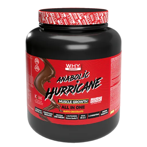 WHY SPORT Proteine ANABOLIC HURRICANE proteine cioccolato 1,8 kg