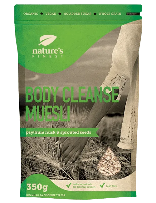NEWTRITIONS Prima Colazione Bio Muesli per la Pulizia del Corpo muesli 350 g ricco di fibre