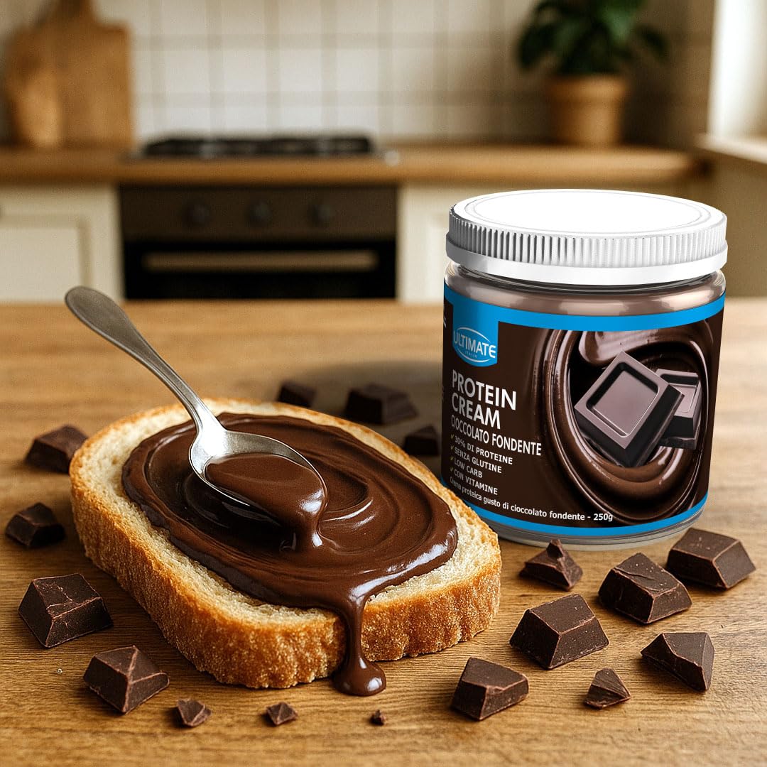 Ultimate Creme proteiche Protein Cream crema proteica cioccolato fondente 2x250 g