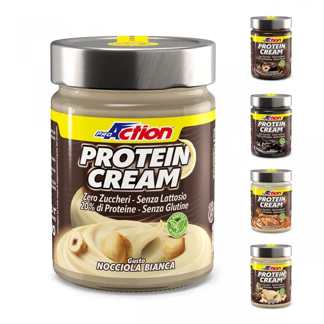 Proaction Crema Spalmabili Protein Cream crema proteica Nocciola Bianca 300 g