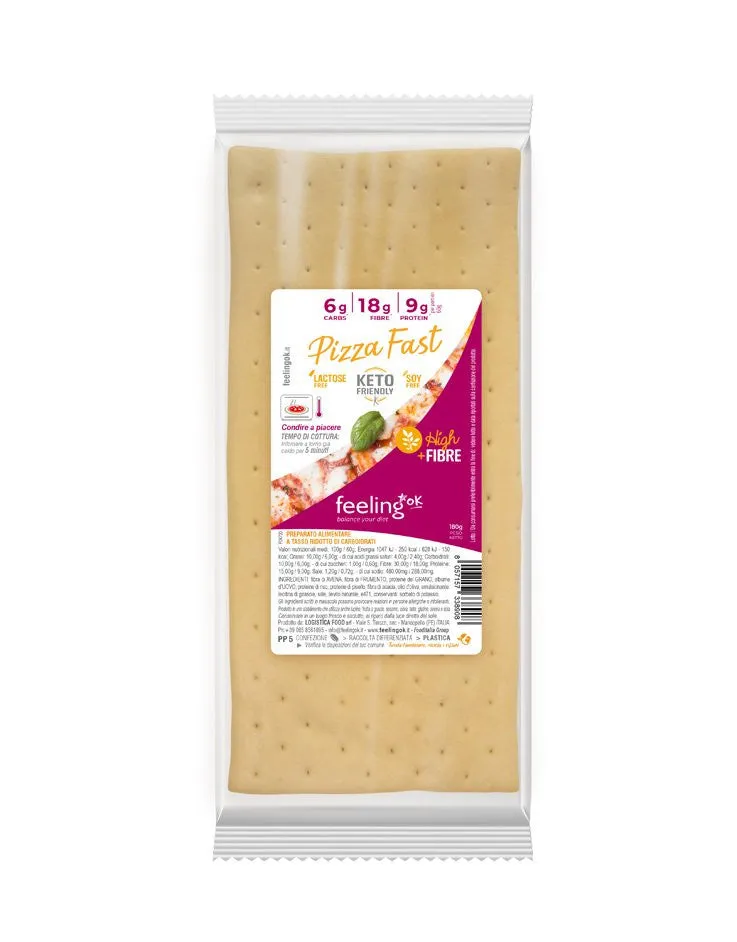 Wellness Food Keto Pizza base pizza precotta 180 g low carb