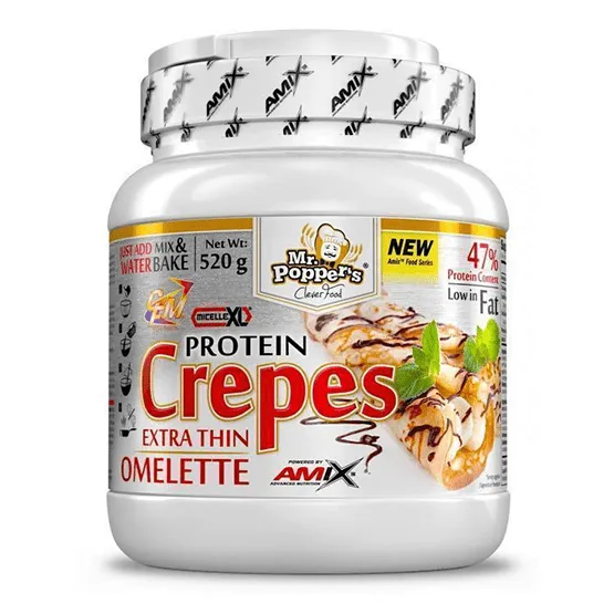 NEWTRITIONS Preparati Mr. Popper’s Protein Crepes preparato 520 g proteico