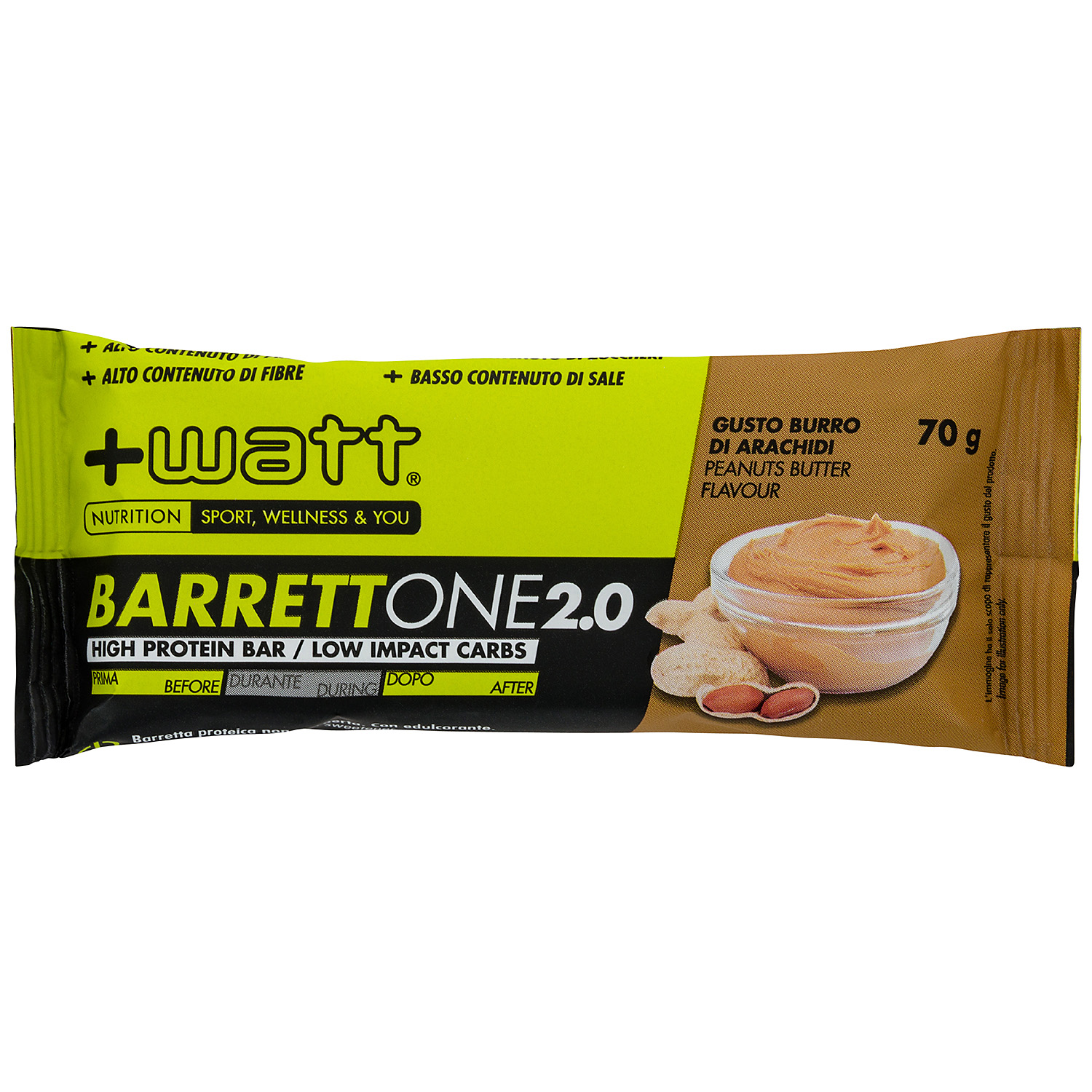 +WATT Power Line Barrettone 2.0 barretta proteica low sugar