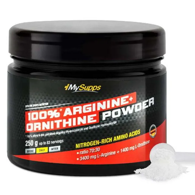 NEWTRITIONS Aminoacidi 100% Arginine + Ornithine Powder aminoacidi 250 g in polvere