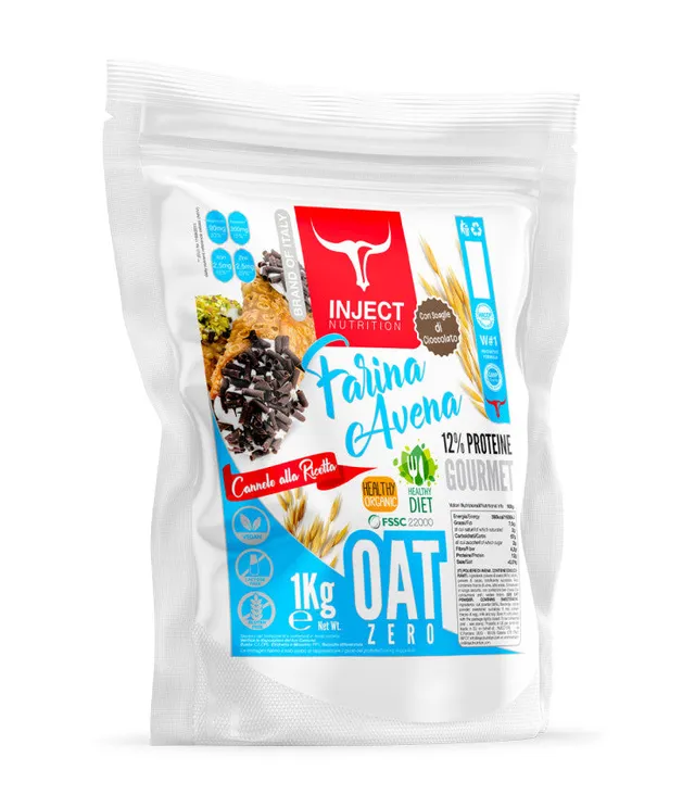 Wellness Farine e Fiocchi Farina di Avena al Cannolo farina 1 kg istantanea