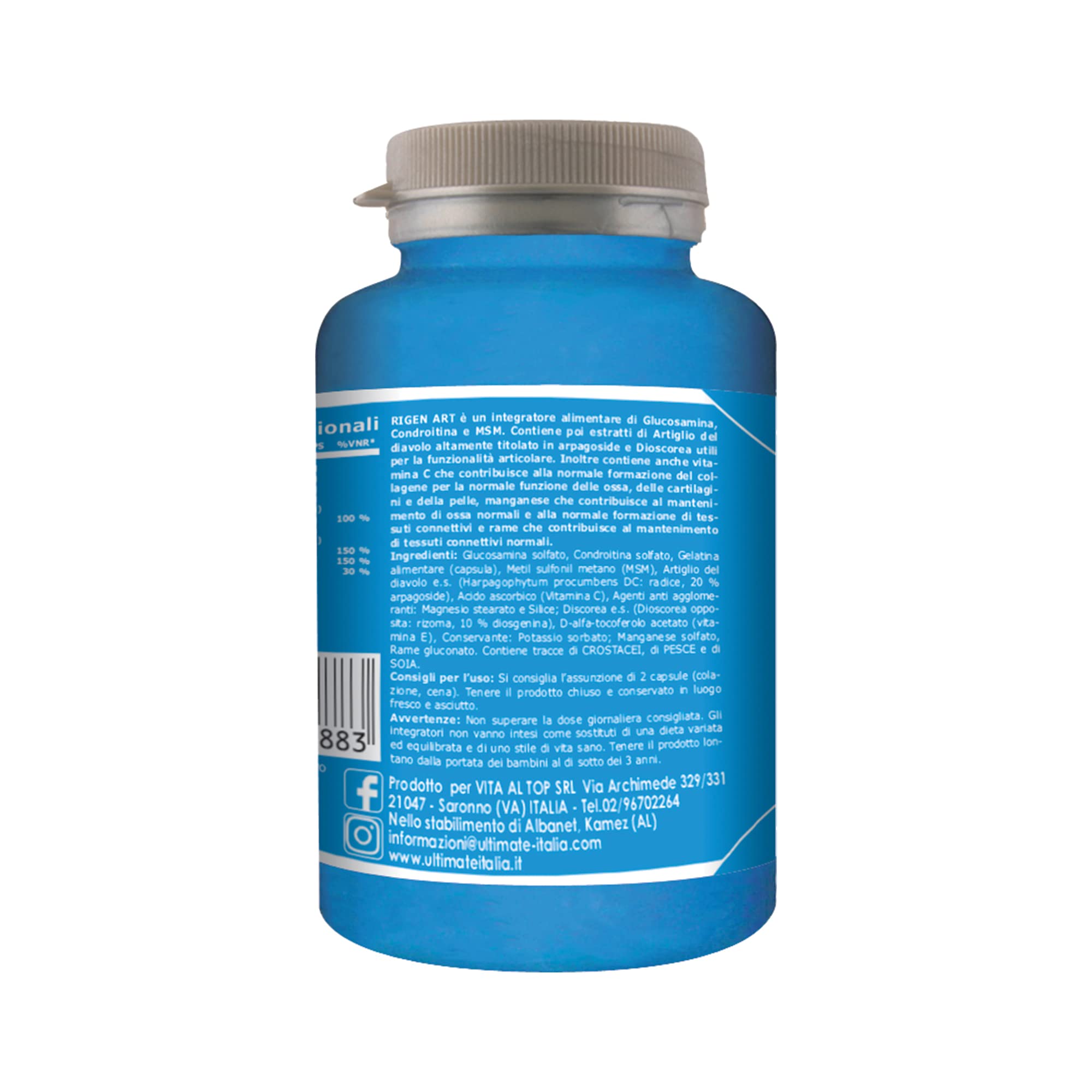 Ultimate Fitoterapici Rigen Art integratore per articolazioni 60 capsule