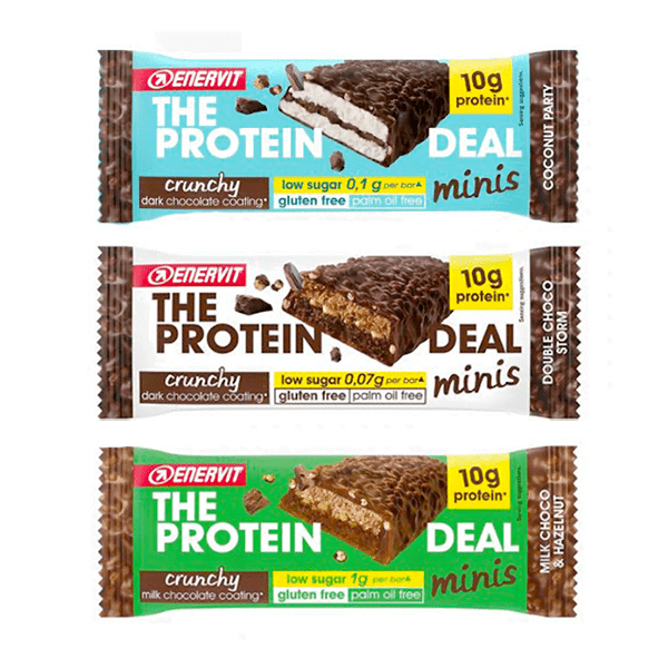 NEWTRITIONS Barrette The Protein Deal Bar – Crunchy Minis barrette 25 x 33 g croccanti