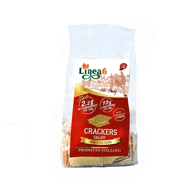 NEWTRITIONS Pane e prodotti da forno Crackers Reduced Carb crackers 150 g a basso contenuto di carboidrati