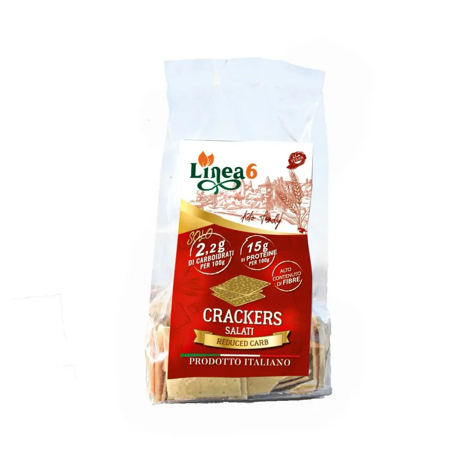 NEWTRITIONS Pane e prodotti da forno Crackers Reduced Carb crackers 150 g a basso contenuto di carboidrati