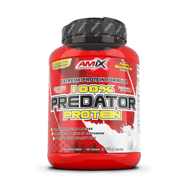 NEWTRITIONS Proteine 100% PREDATOR Protein proteine whey 1000 g gusto