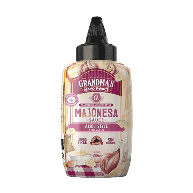NEWTRITIONS Salse e Condimenti Grandma’s 0% Mayo Majonesa salsa 290 ml