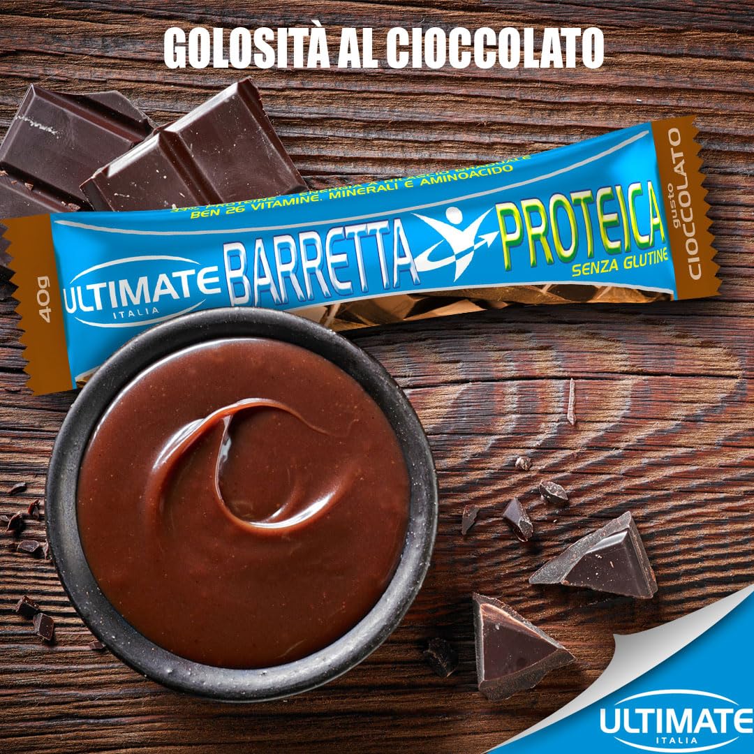 Ultimate Barrette Barretta Proteica 33% proteine cioccolato