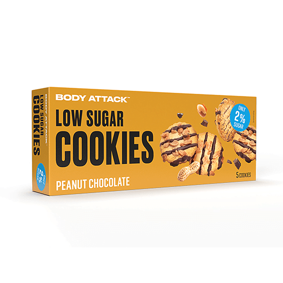 NEWTRITIONS Prima Colazione Low Sugar Cookies – Peanut Choc biscotti 125g