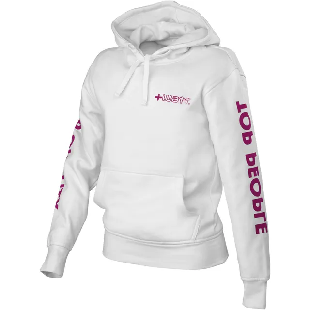 + WATT Accessori Felpa Top Quality Top People felpa donna bianca