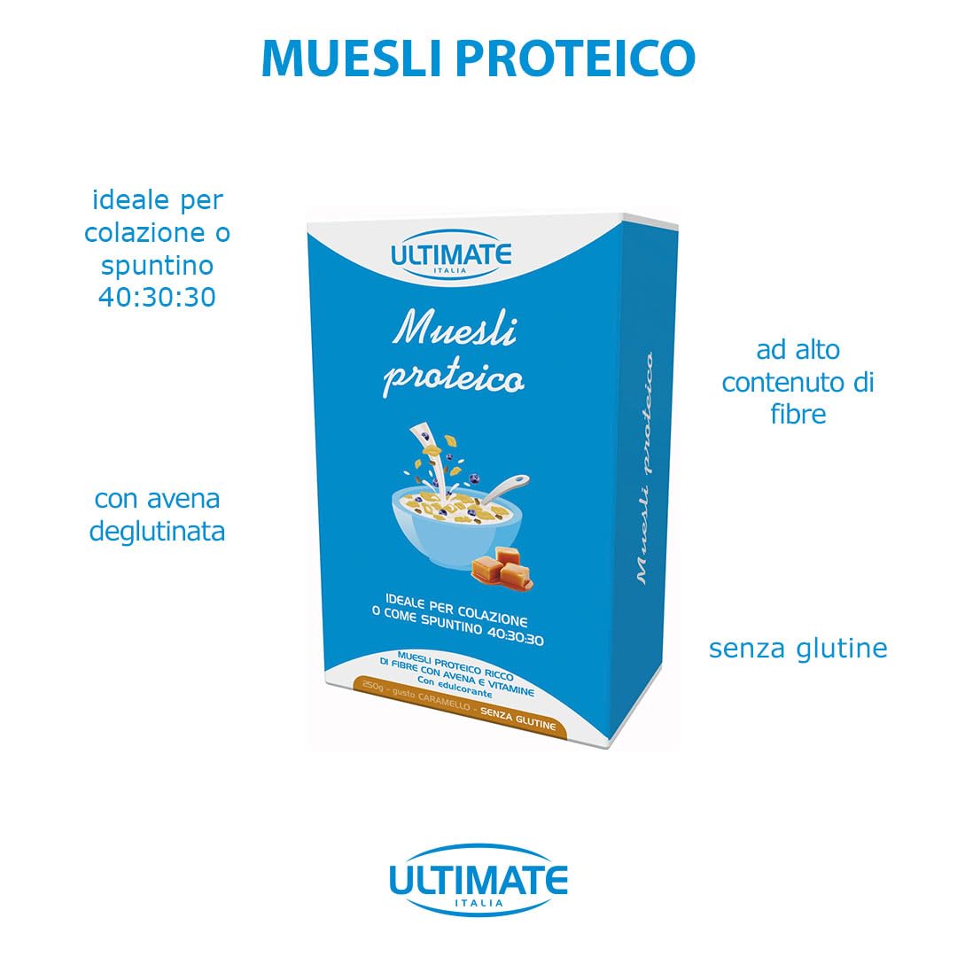 Ultimate Snack Muesli proteico caramello muesli