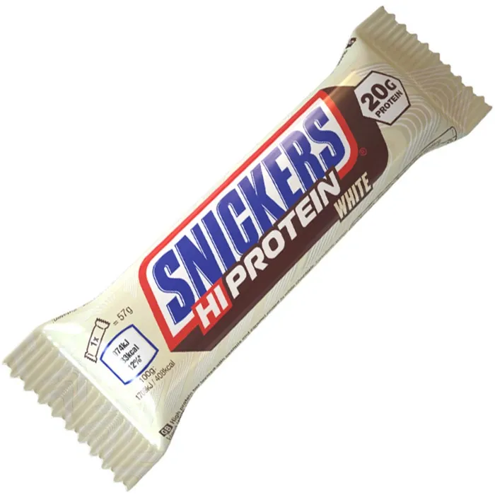 NEWTRITIONS Barrette Snickers HI Protein Bar – White Chocolate barretta 57 g