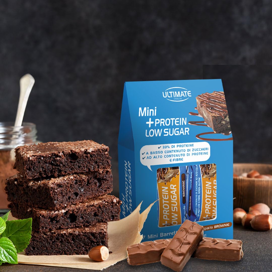 Ultimate Barrette barretta proteica Brownie 7 x 20 g, basso contenuto di zuccheri
