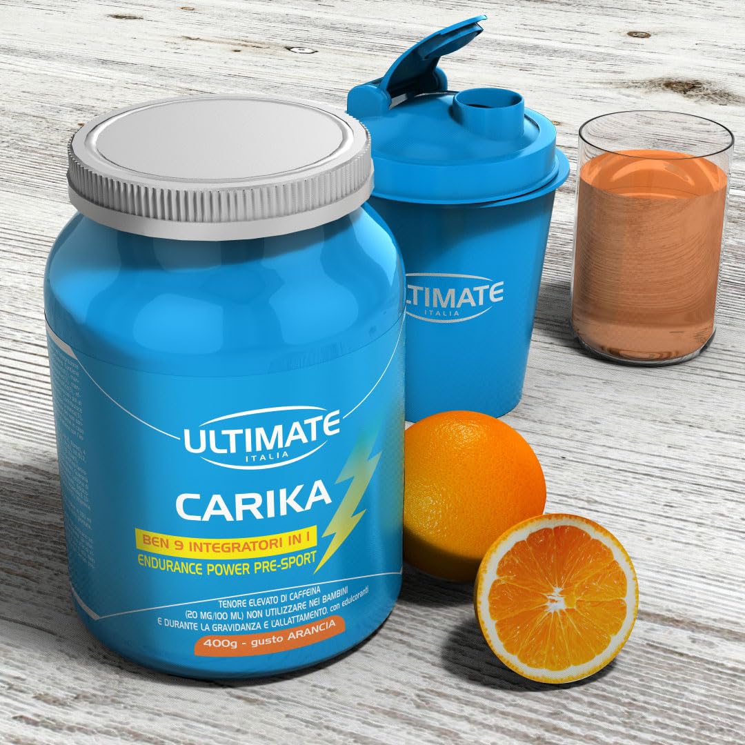 Ultimate Energetici Carika integratore pre sport arancia 400 g