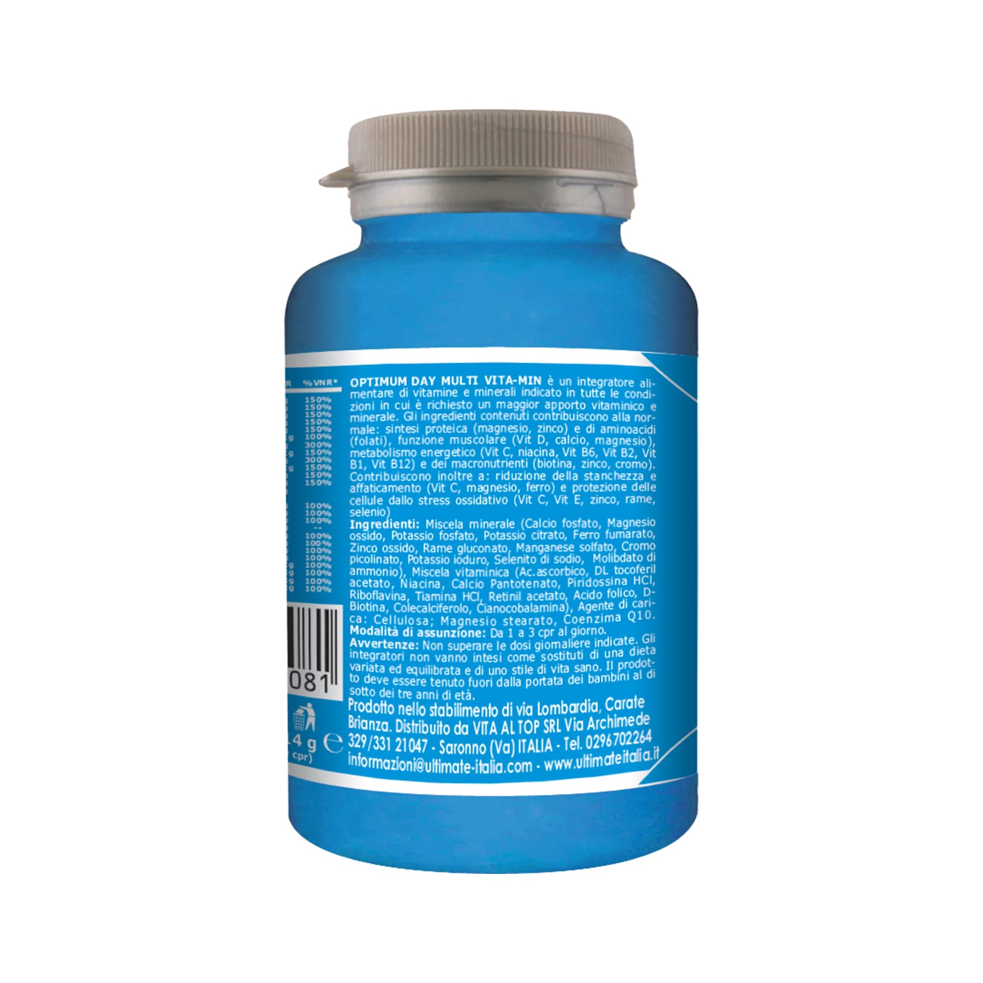 Ultimate Vitamine e minerali Optimum Day multivitaminico 60 compresse vegano