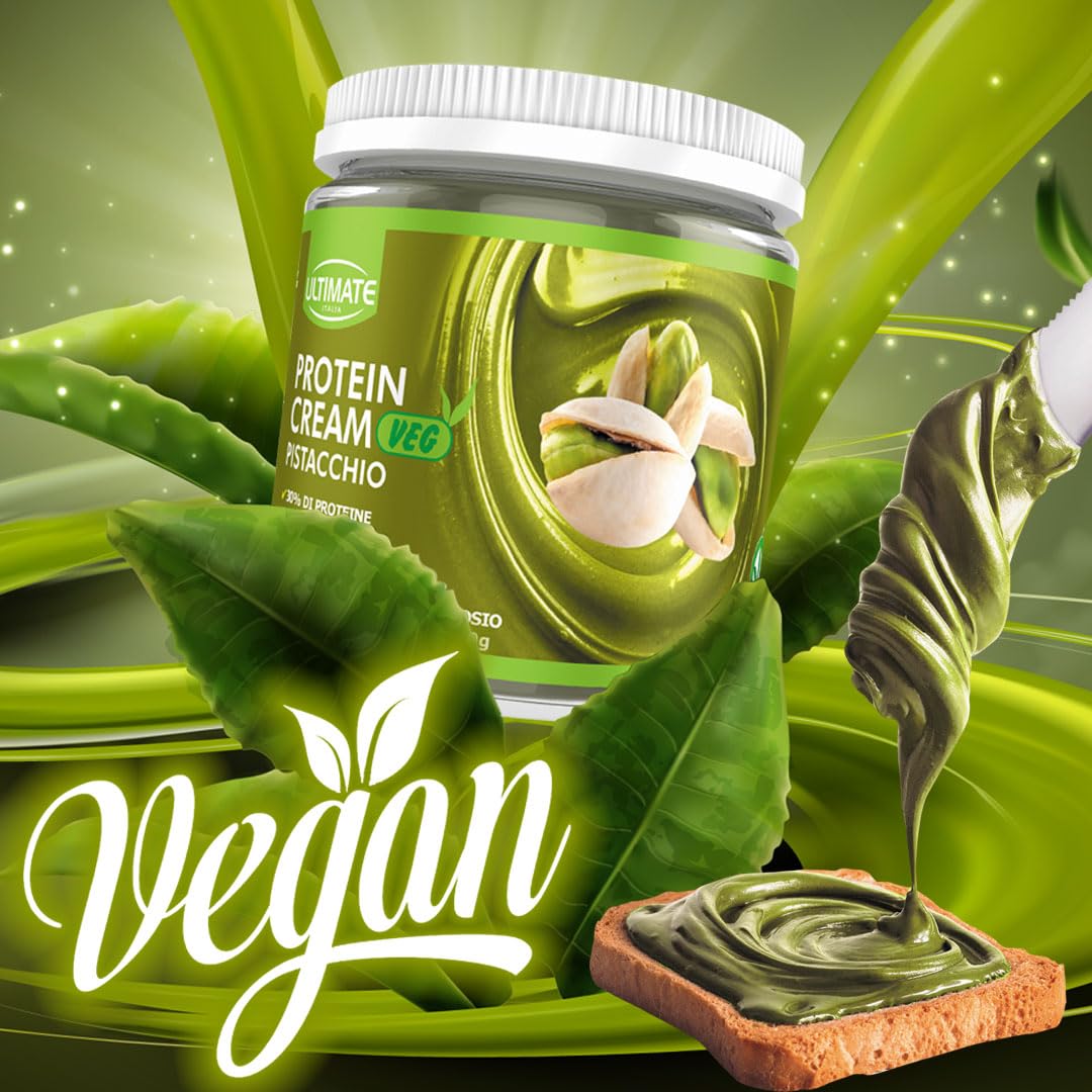 Ultimate Creme proteiche crema proteica pistacchio 250 g 30% proteine