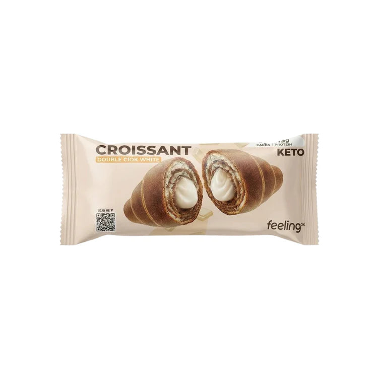 Wellness Food Keto Croissant Double Ciok white croissant 50 g, 13 g proteine