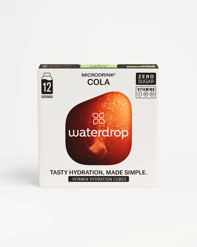 Wellness Drink Energetici Waterdrop Cola cubetti microdrink 12 pezzi senza zucchero