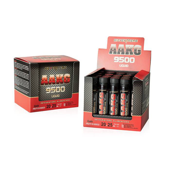 BIOEXTREME Pre/Post Workout AAKG 9500 Liquid integratore liquido