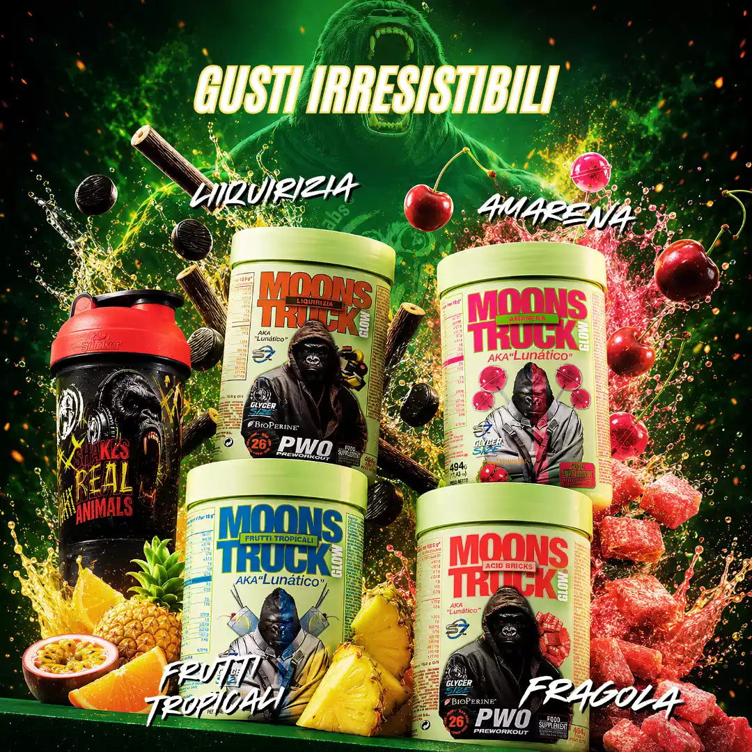 Zoomad KIT INTEGRATORI STARTER ENERGY KIT pre-workout con gusti e shaker