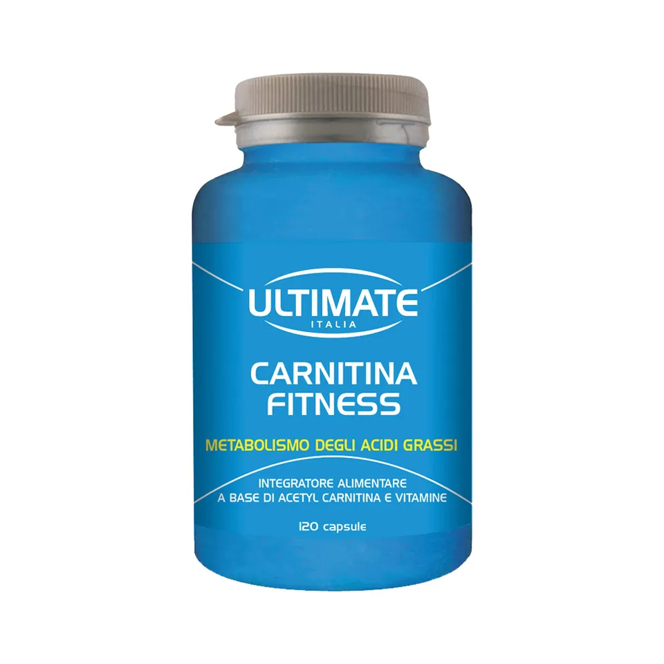 Ultimate Stimolatori Carnitina Fitness capsule 120 pezzi con vitamine e zinco