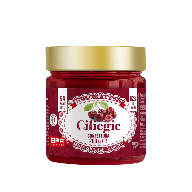 Wellness Marmellate 0/zuccheri Confettura Ciliegie senza zuccheri aggiunti