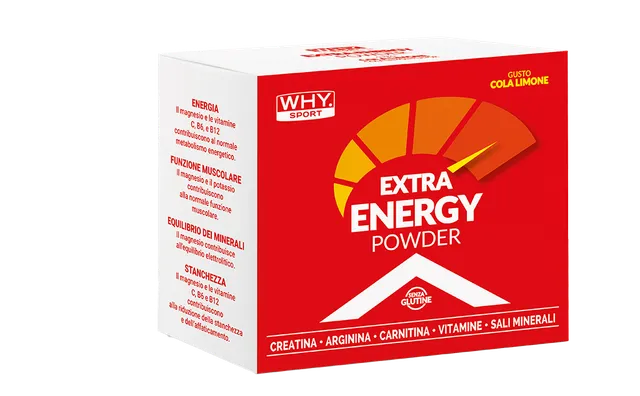 WHY SPORT Energetici EXTRA ENERGY COLA LIMONE 20 bustine