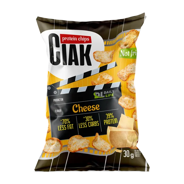 Wellness Patatine Proteiche Ciak Protein Chips Cheese 30 g con proteine di pisello