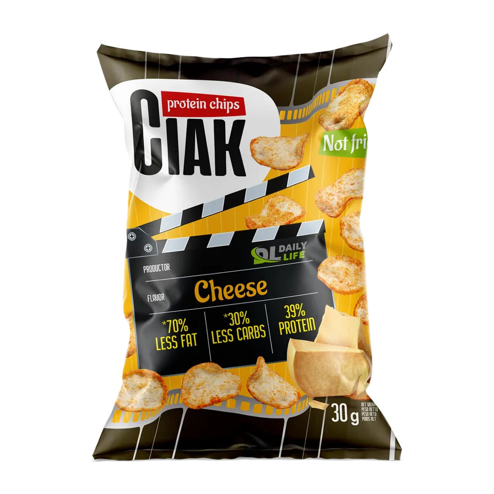 Wellness Patatine Proteiche Ciak Protein Chips Cheese 30 g con proteine di pisello