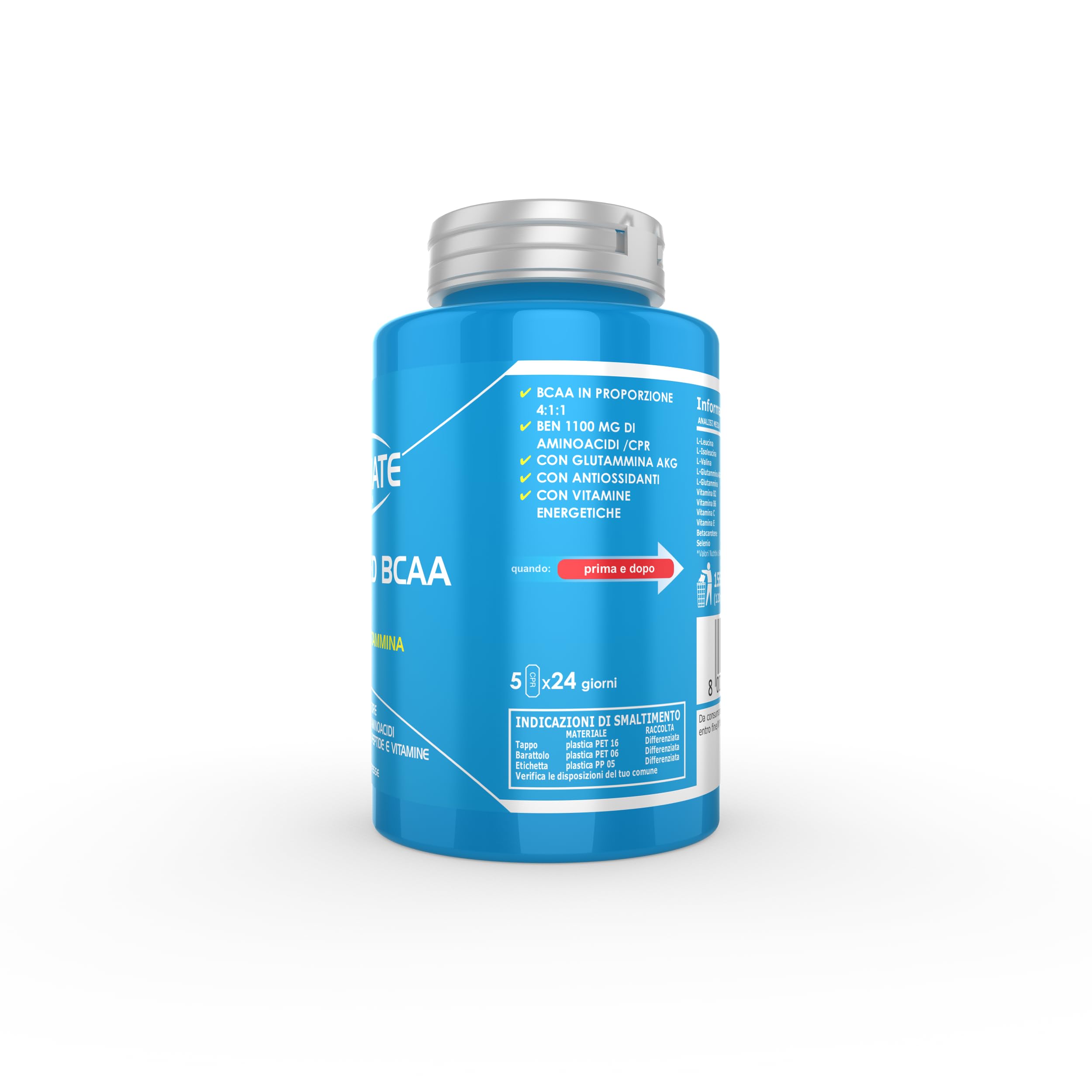 Ultimate Aminoacidi Advanced Bcaa compresse 100 unità 4:1:1