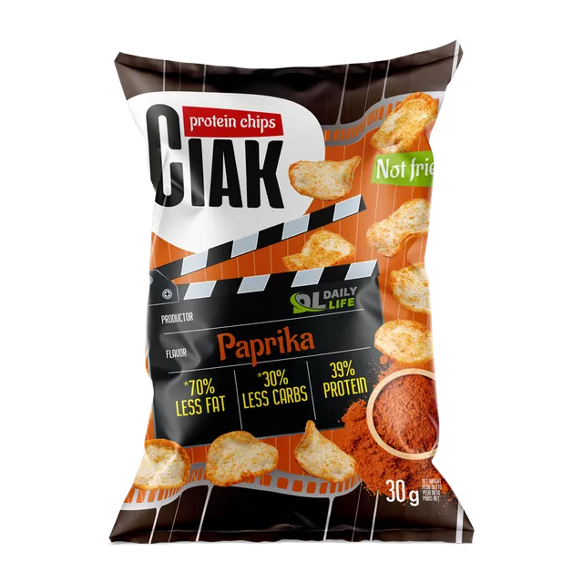 Wellness Patatine Proteiche Ciak Protein Chips snack 30 g paprika
