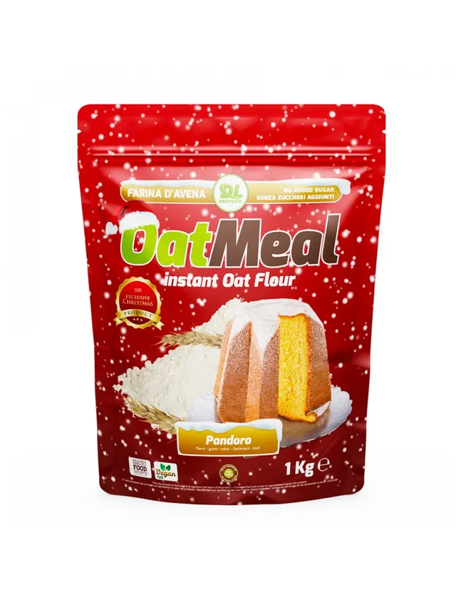 Wellness Farine e Fiocchi Farina di Avena gusto Pandoro farina 1 kg aromatizzata