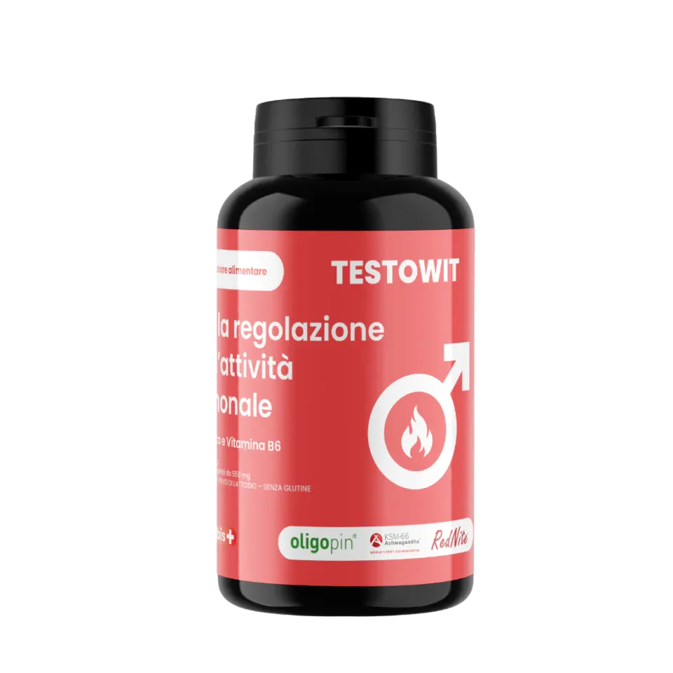 NEWTRITIONS Stimolanti TESTOWIT regolazione ormonale 120 capsule