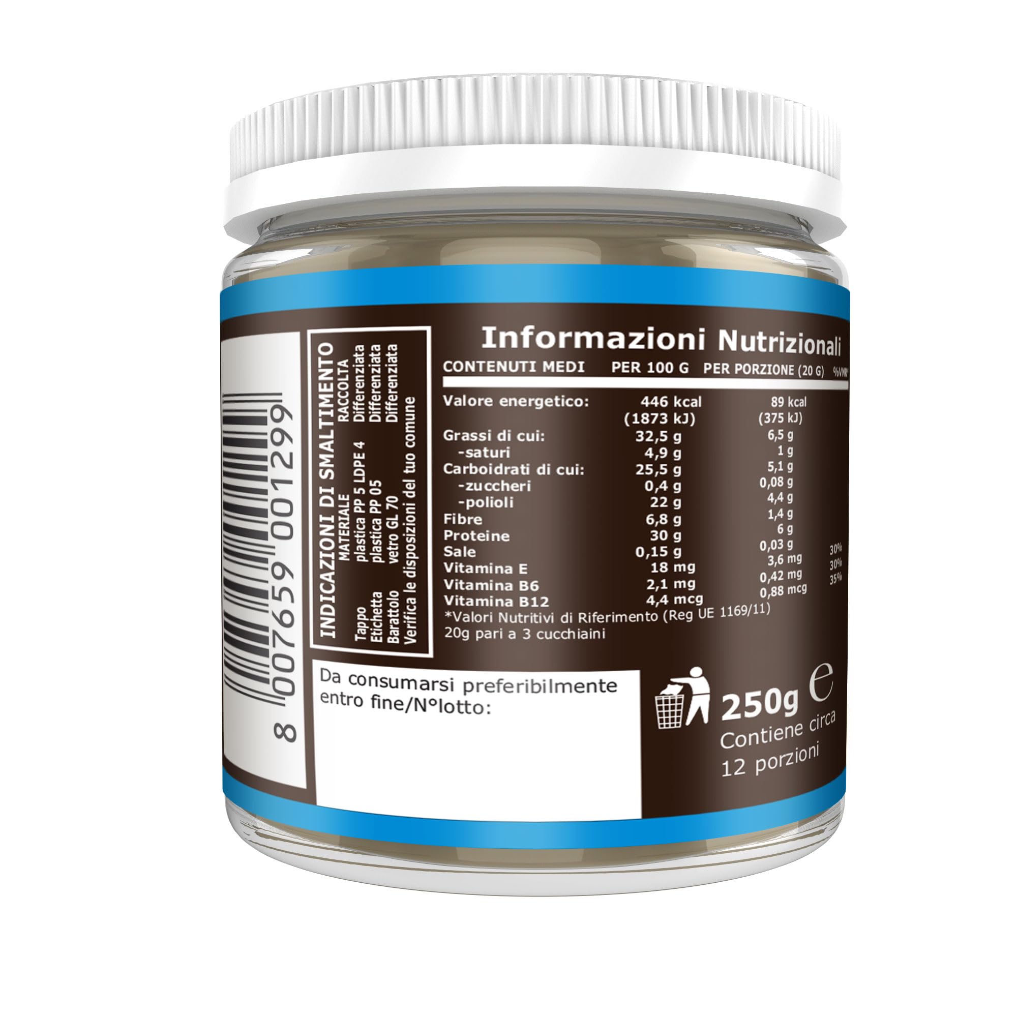 Ultimate Creme proteiche Protein Cream crema proteica cioccolato fondente 2x250 g